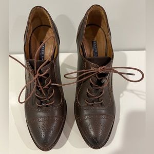 Ralph Lauren Purple label platform booties